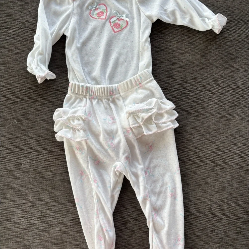 Vintage Carter's Baby Girl 2-Piece 